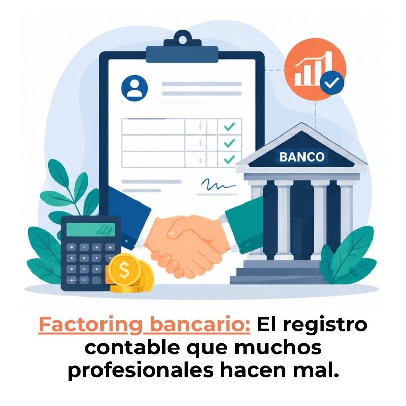 contabilización del factoring bancario