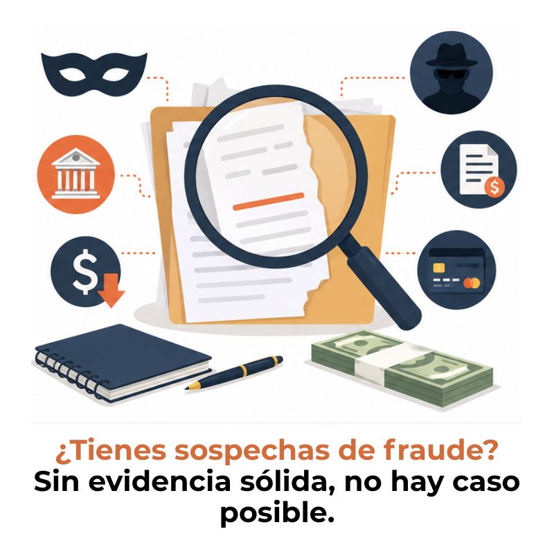 evidencia de fraude financiero