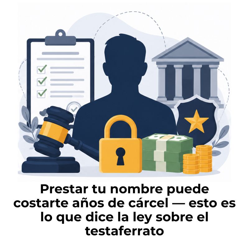 Cuál es la pena por ser testaferro