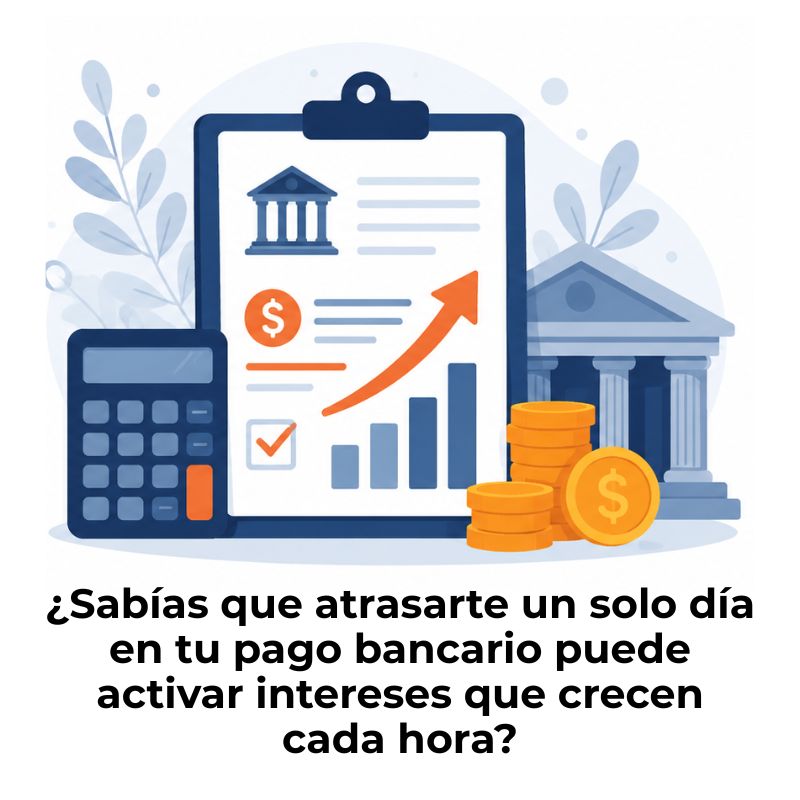 intereses moratorios en un banco