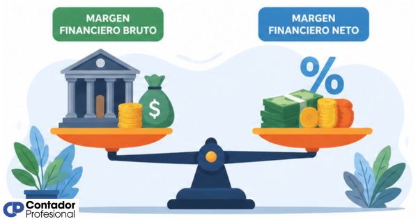 margen financiero bruto y neto