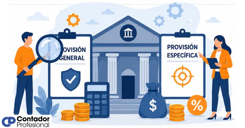 provisión general y específica en bancos