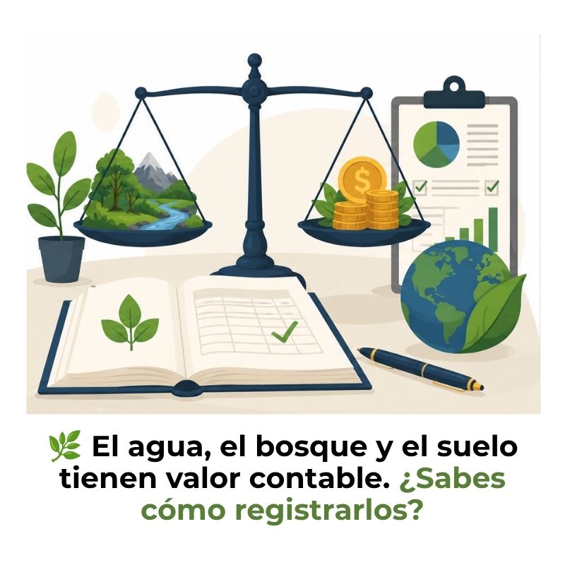 cómo valorar los recursos naturales en libros contables
