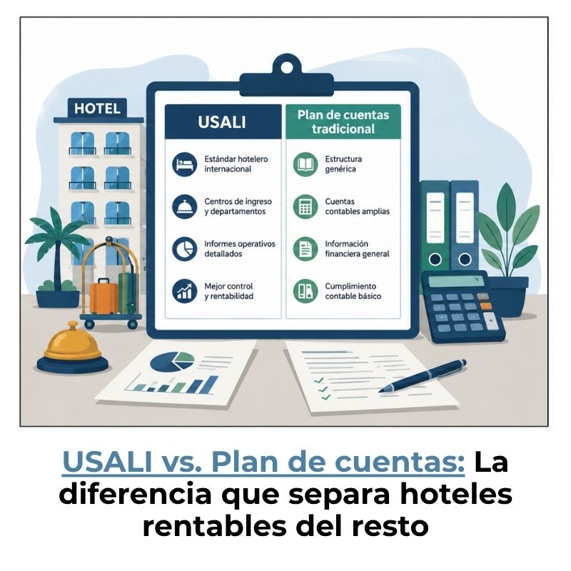diferencia entre el USALI y un plan de cuentas tradicional