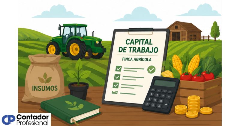 capital de trabajo en una finca agrícola