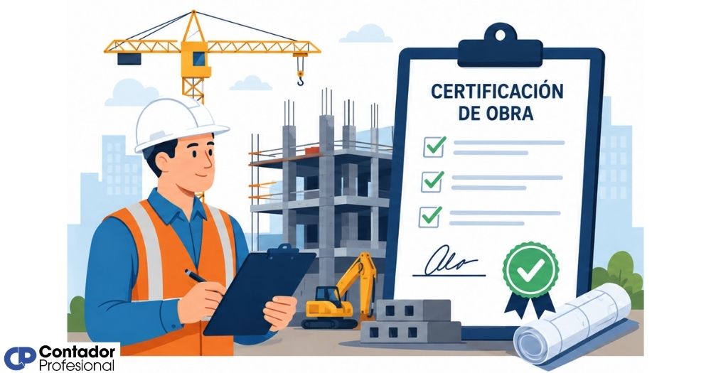certificación de obra