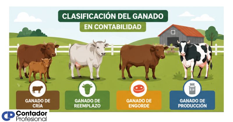 clasificación del ganado en contabilidad