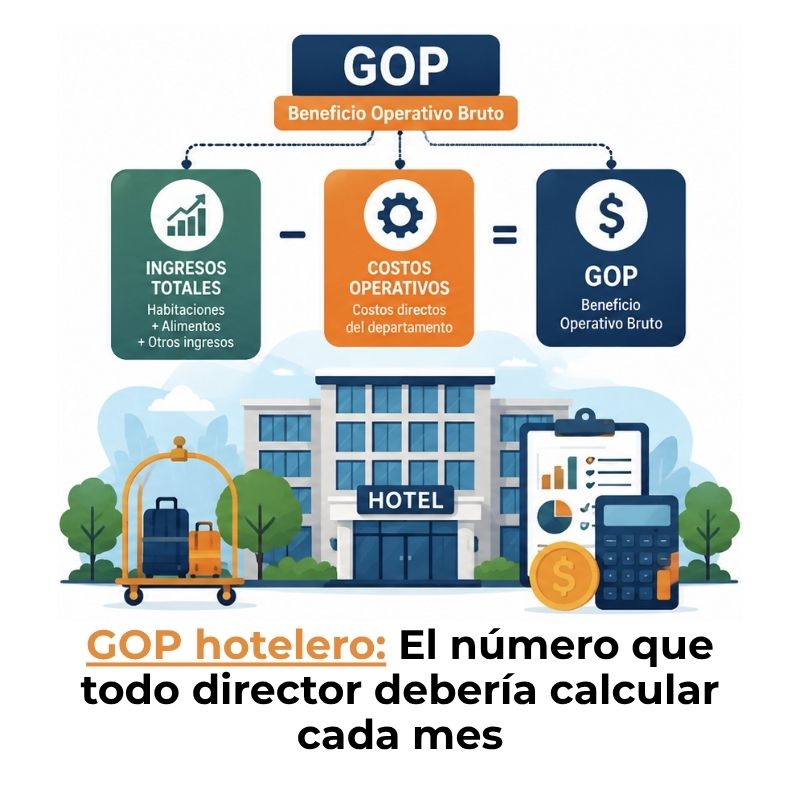 cómo calcular el GOP de un hotel