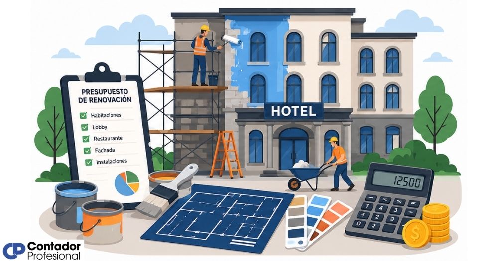 cómo contabilizar la renovación de un hotel