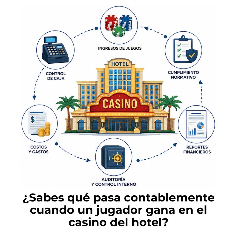 cómo se contabiliza un casino dentro de un hotel