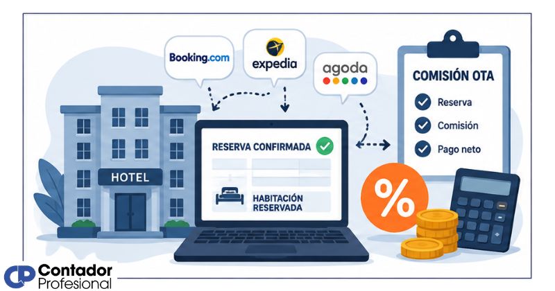 contabilización de comisiones OTA