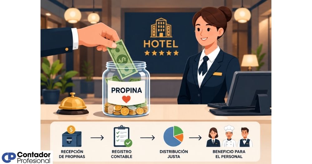 contabilización de propinas hoteleras