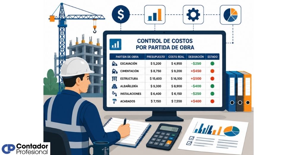 control de costos por partida de obra
