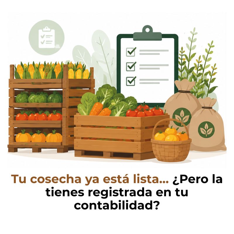 inventario de productos agrícolas cosechados