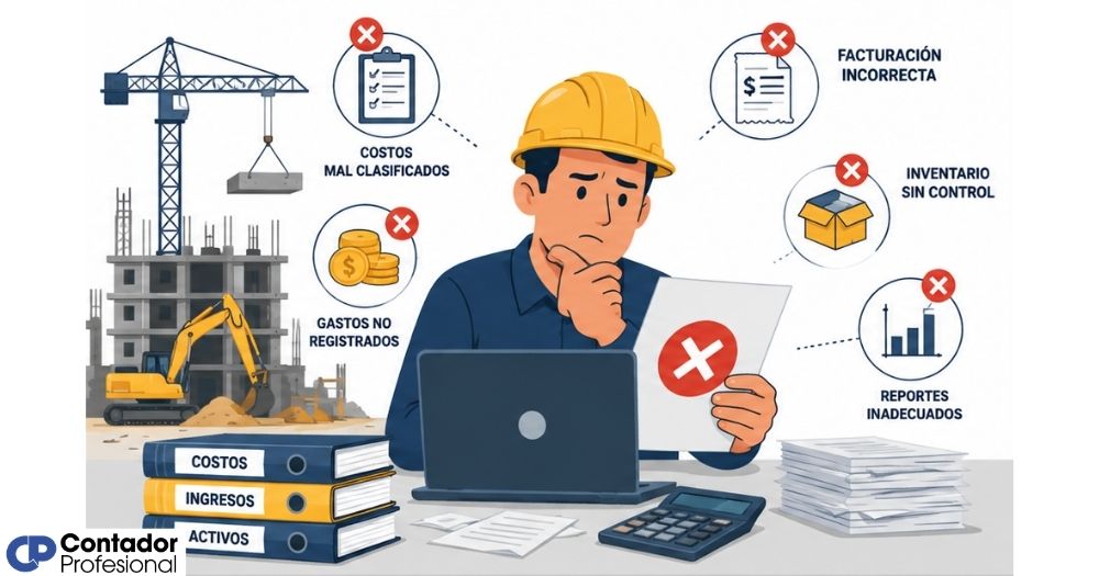 errores contables comunes en empresas constructoras