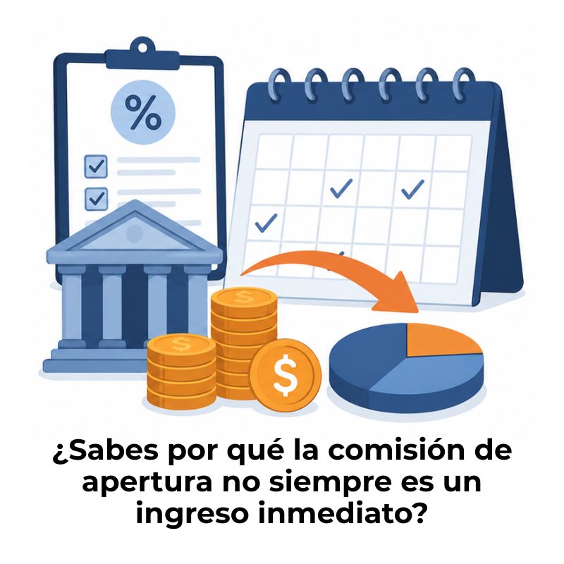 amortización de comisiones cobradas por créditos