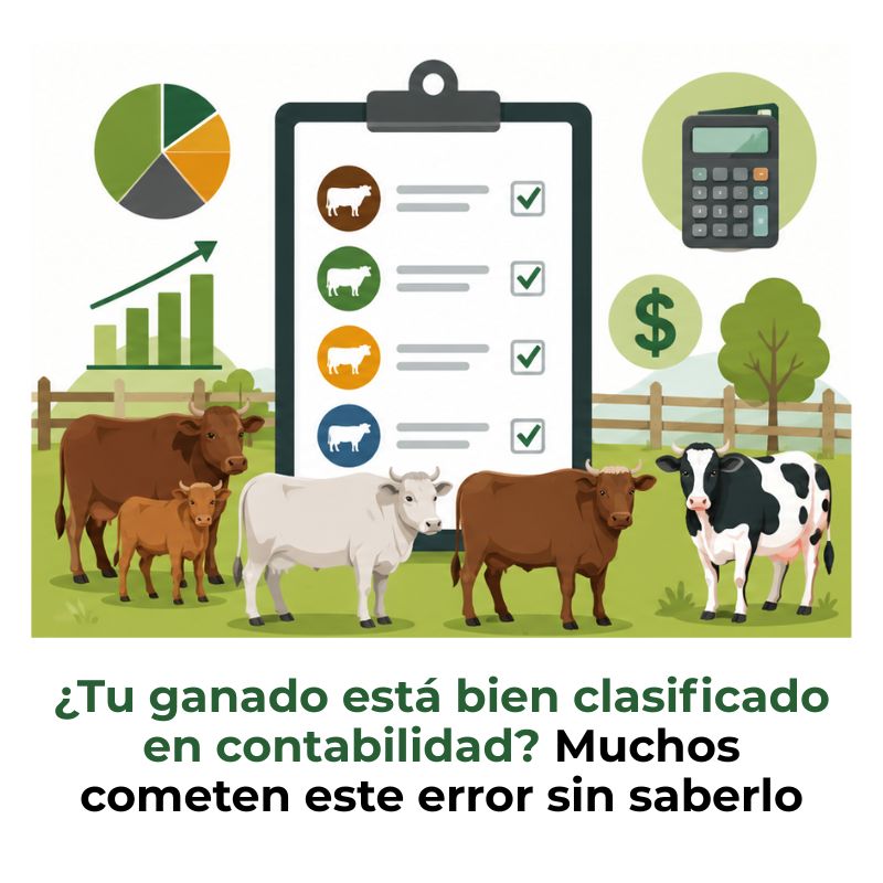 clasificación del ganado en contabilidad