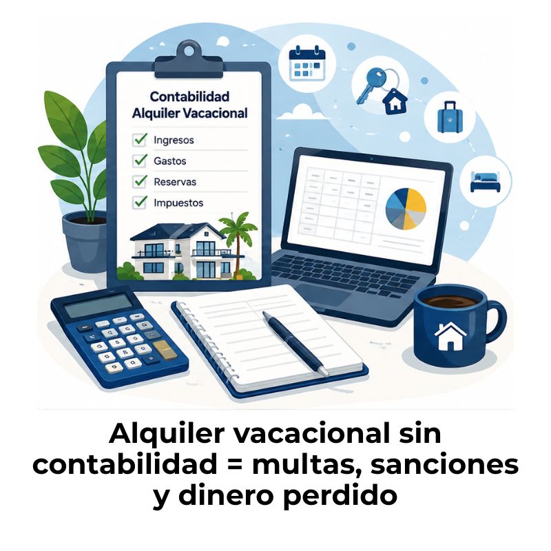 la contabilidad de alquiler vacacional