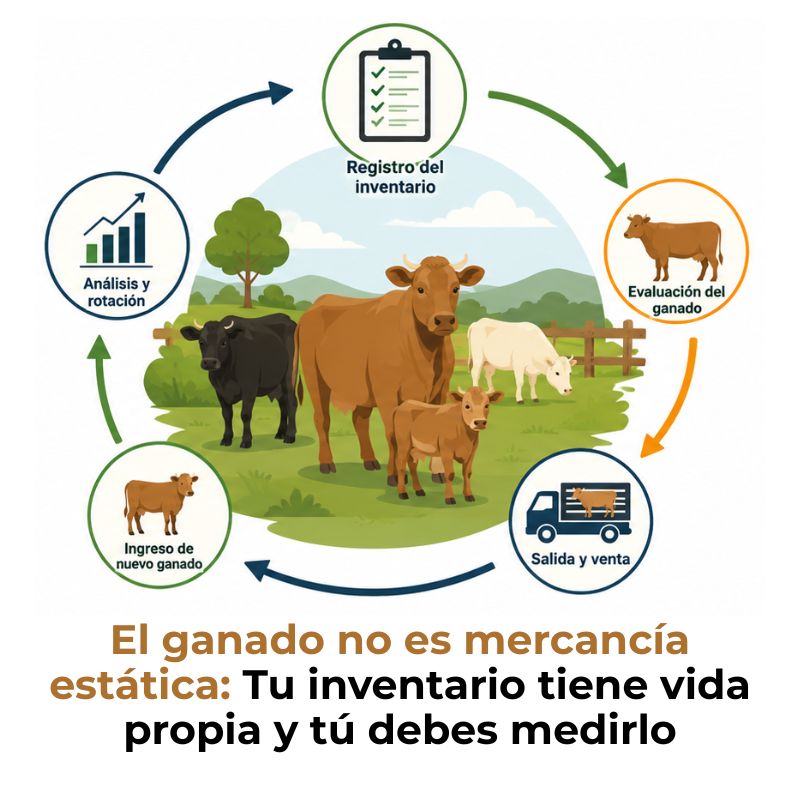 rotación de inventario ganadero
