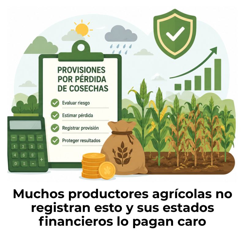 provisiones por pérdida de cosechas