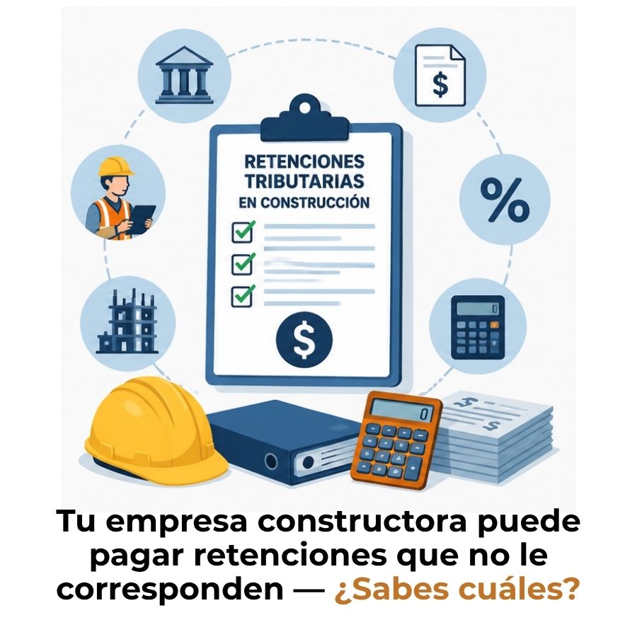 retenciones tributarias en construcción
