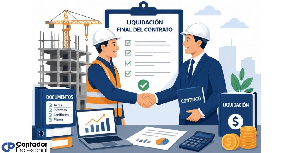 liquidación final de un contrato de construcción