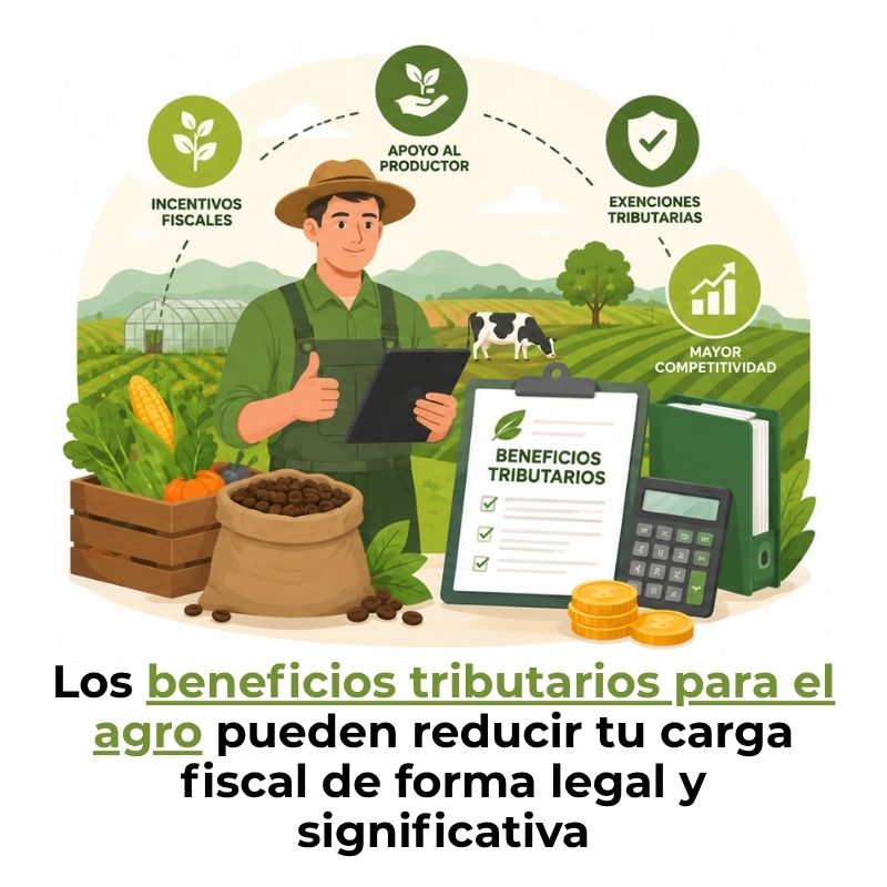 beneficios tributarios para el agro