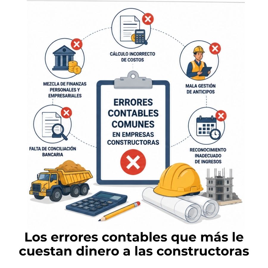 los errores contables en una constructora