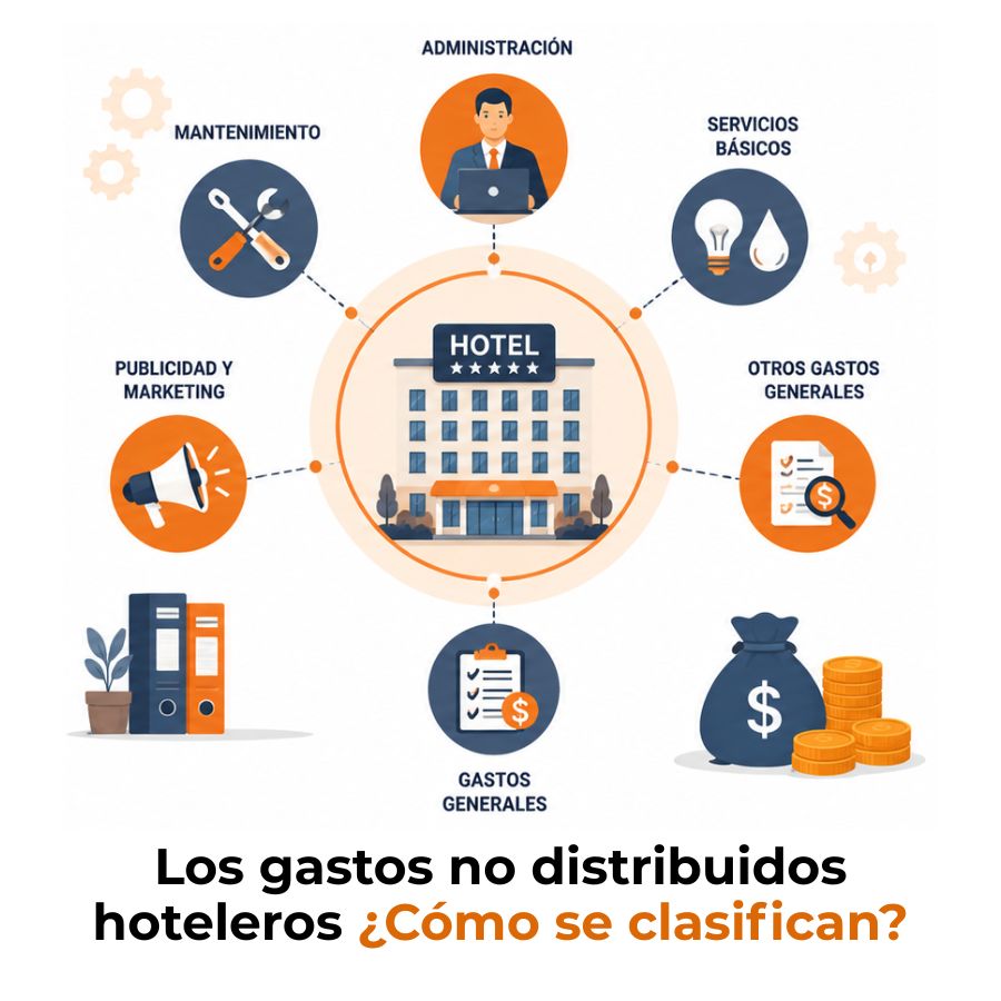gastos no distribuidos hoteleros