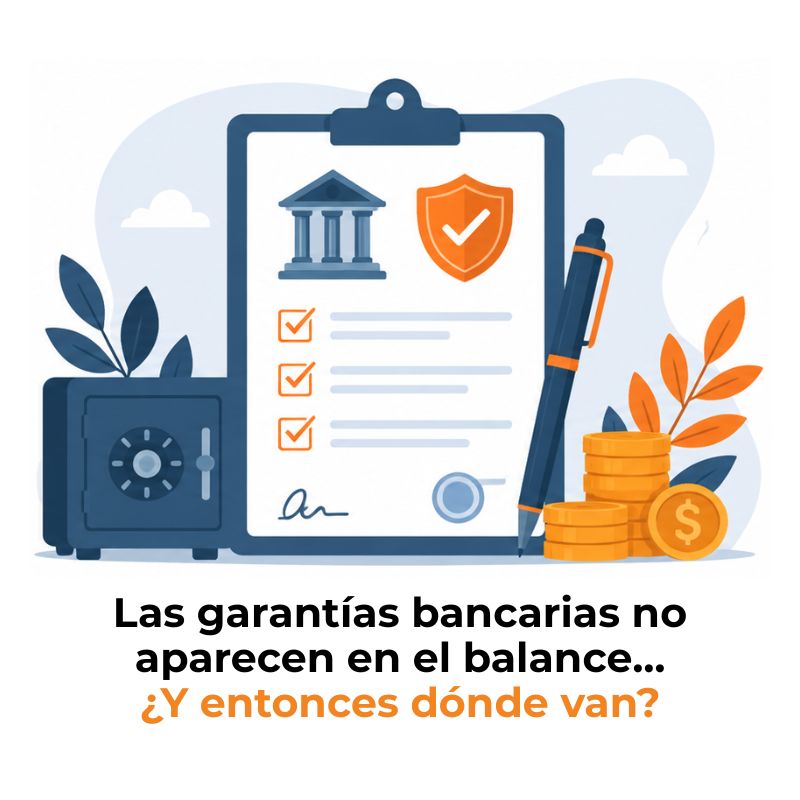 contabilización de garantías bancarias otorgadas
