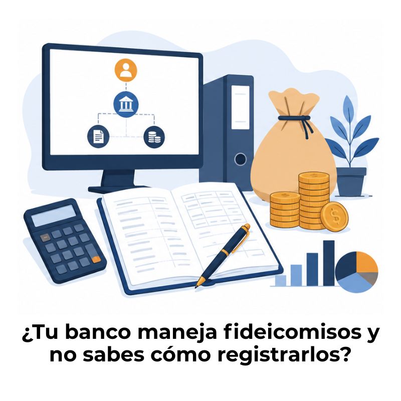 registro contable de un fideicomiso bancario