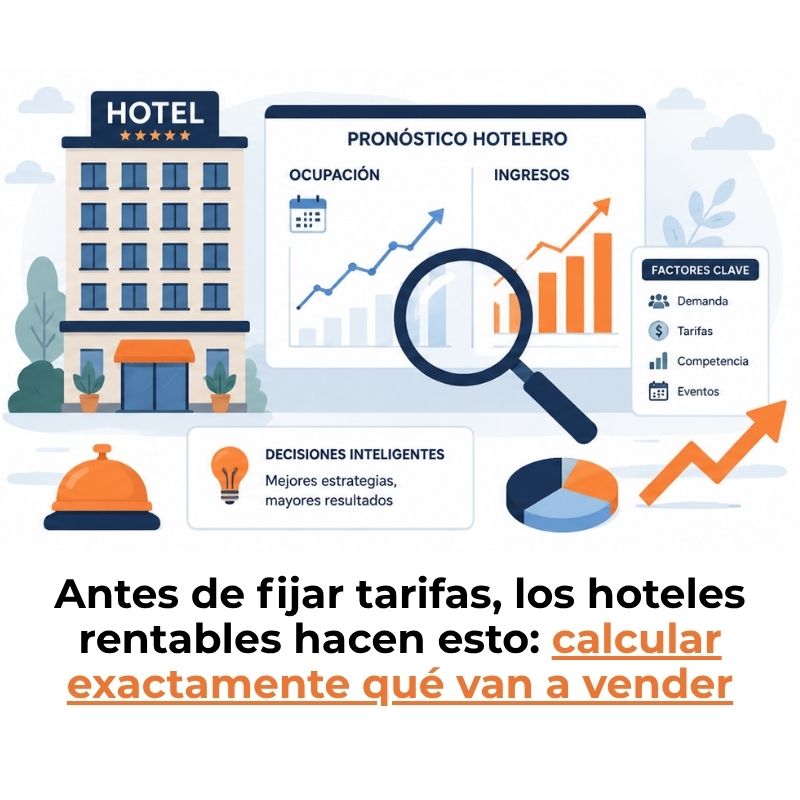cómo pronosticar la ocupación y los ingresos de un hotel