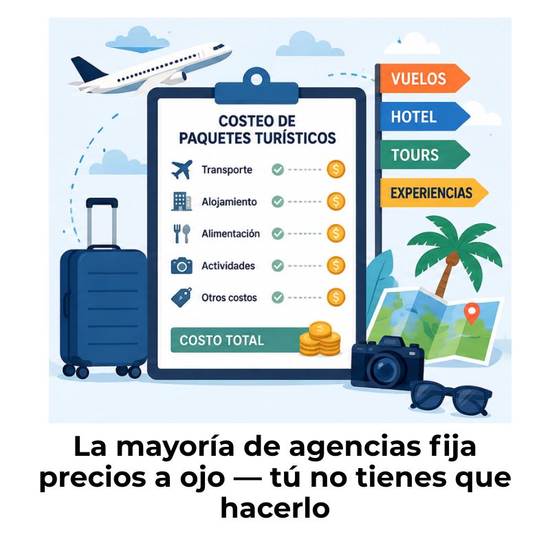 qué es el costeo de paquetes turísticos