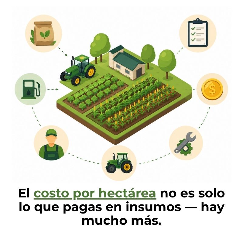 costo de producción por hectárea