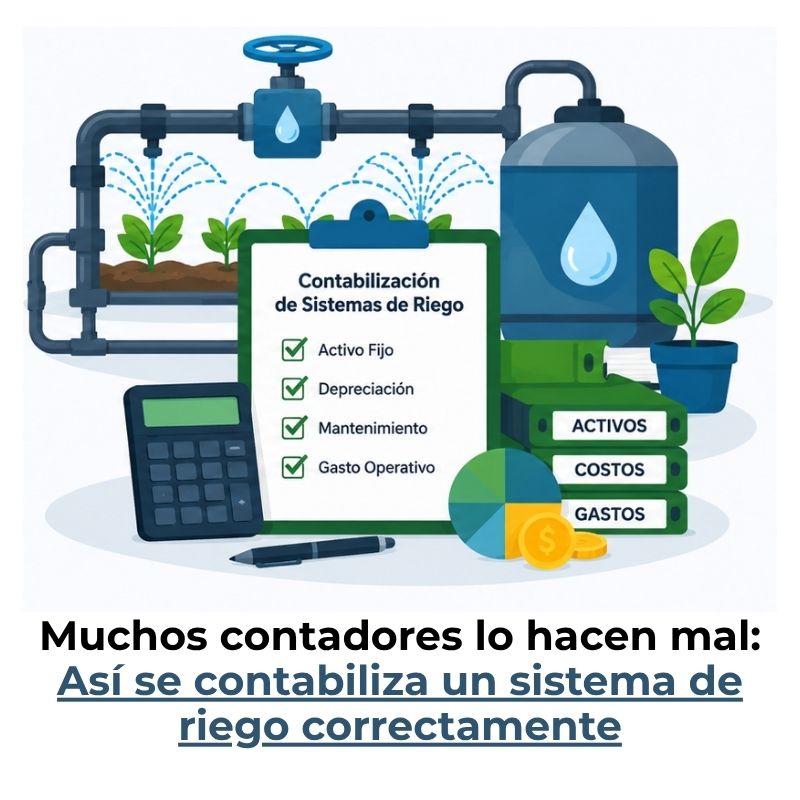 contabilización de sistemas de riego