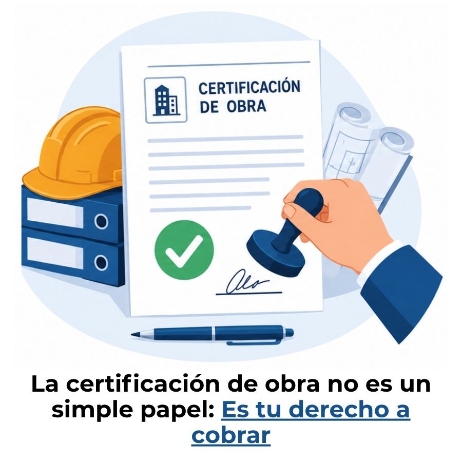 certificación de obra