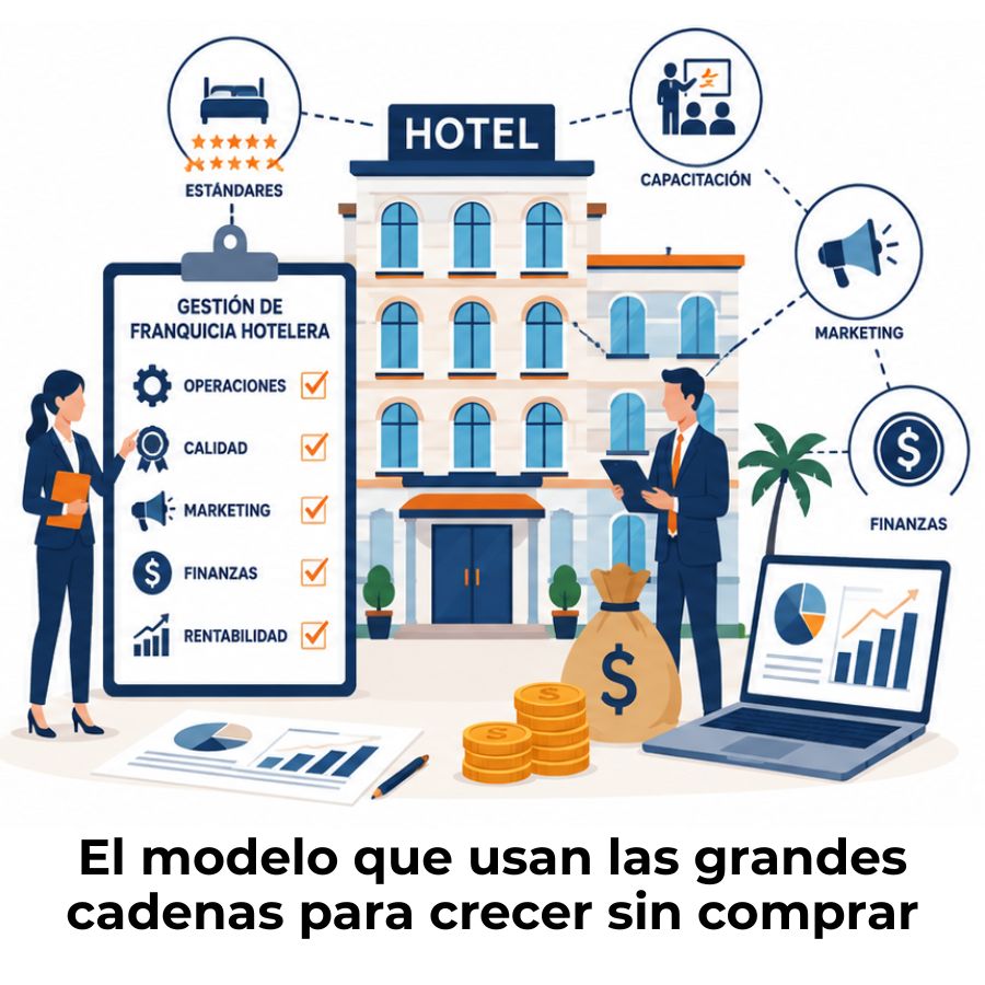 qué es una franquicia hotelera