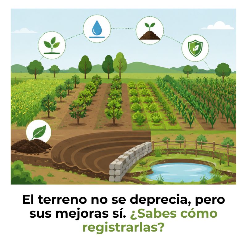 mejoras en terrenos agrícolas