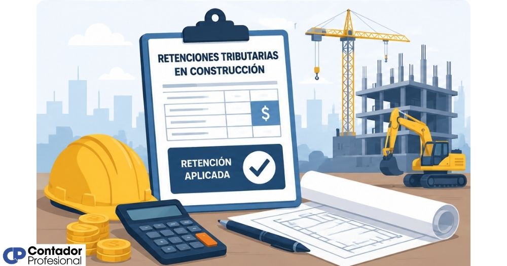 retenciones tributarias en construcción