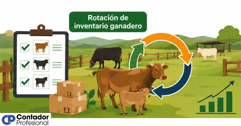 rotación de inventario ganadero