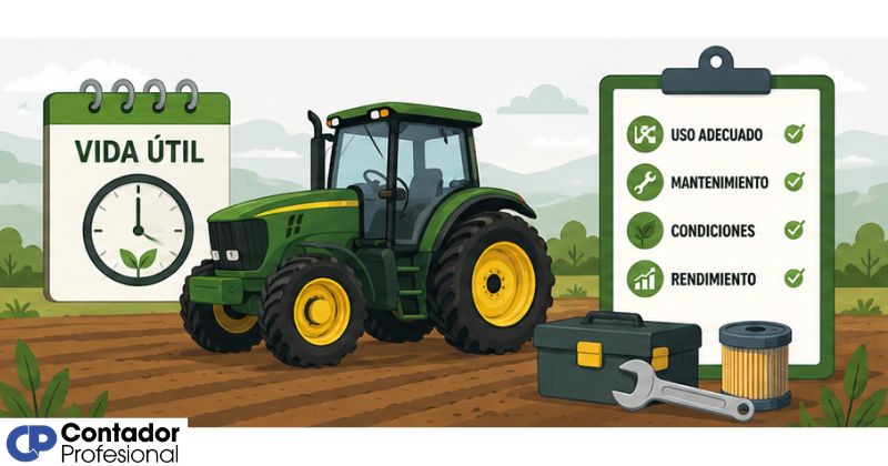 vida útil de la maquinaria agrícola