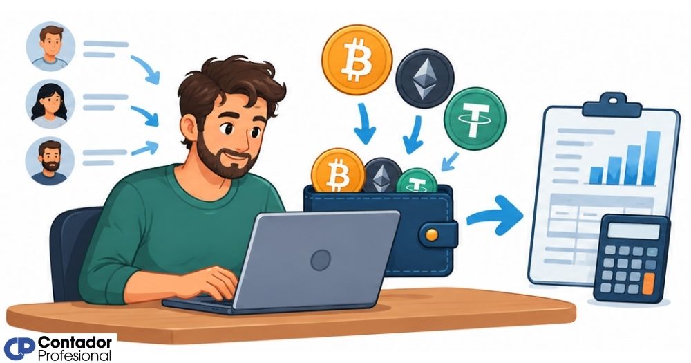 cómo declarar ingresos en criptomonedas siendo freelancer