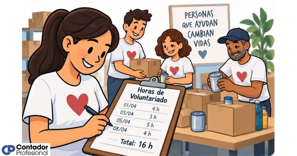 como se contabilizan las horas de voluntariado