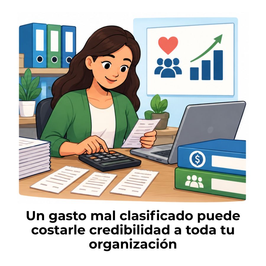 cómo se contabilizan los gastos de recaudación de fondos