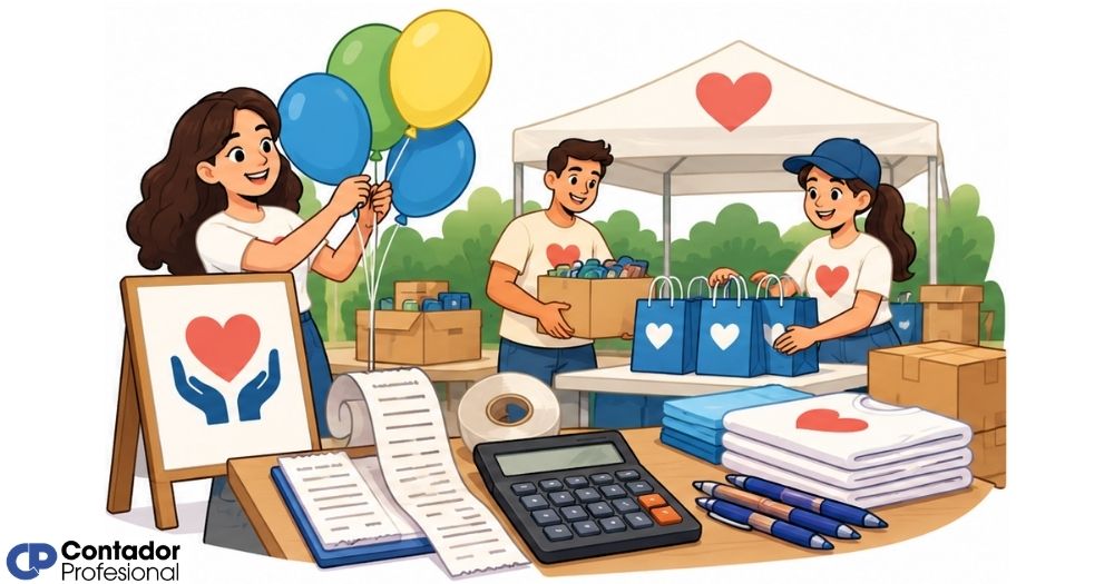 cómo se contabilizan los gastos de recaudación de fondos