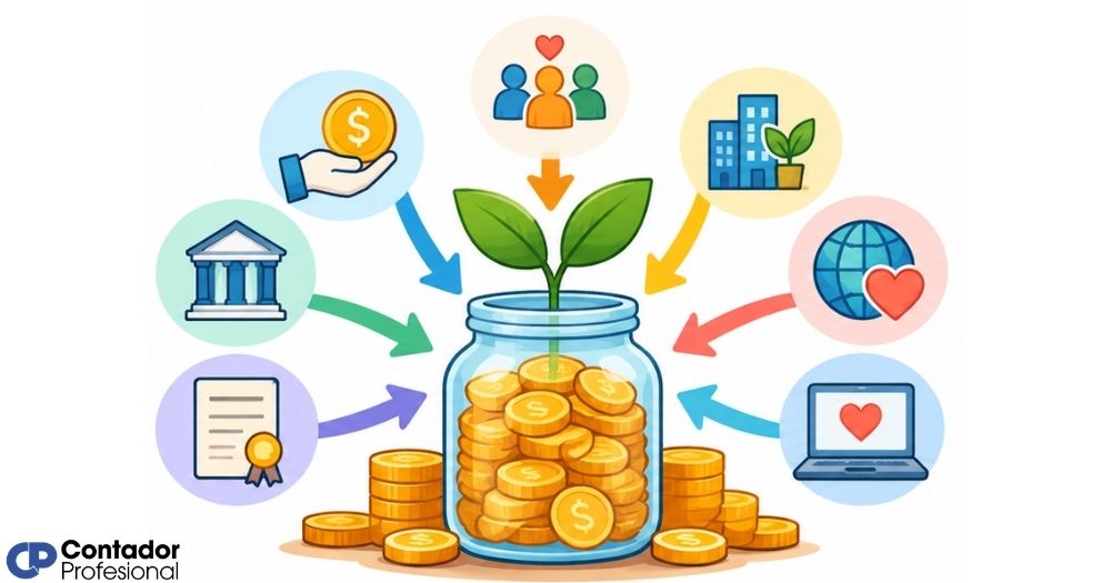 diversificación de fuentes de financiamiento de una ONG