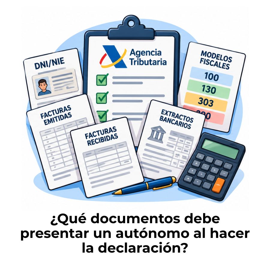 documentos que necesita un autónomo para declarar