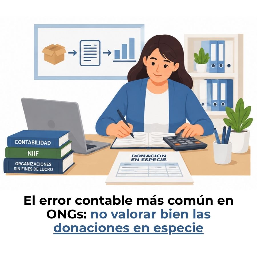 donación en especie en contabilidad