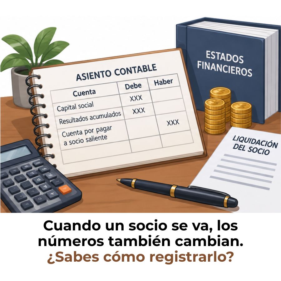 el retiro de un socio en contabilidad