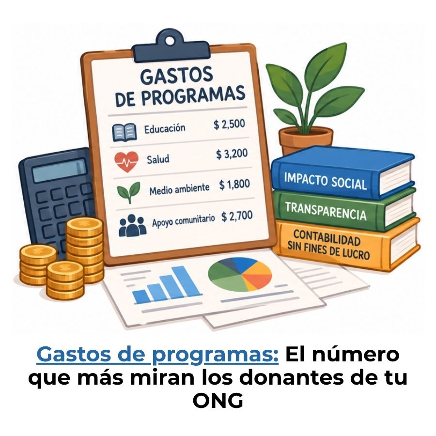gastos de programas en una ONG